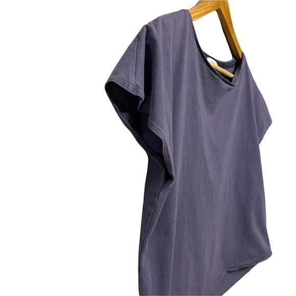 BABATON | Womens Purple Crew Neck Crop Top​​ - Picture 3 of 4